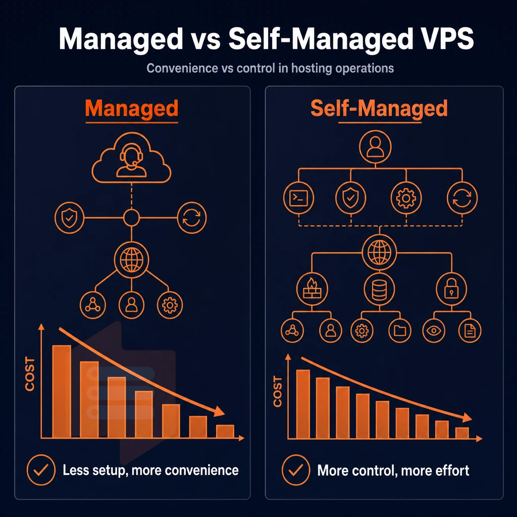 cost reduction chart with network icons