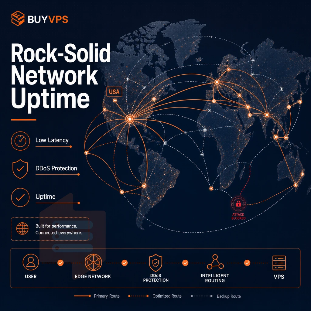 global network map with data flow routes