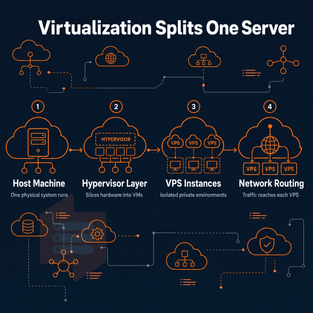cloud nodes with connection lines