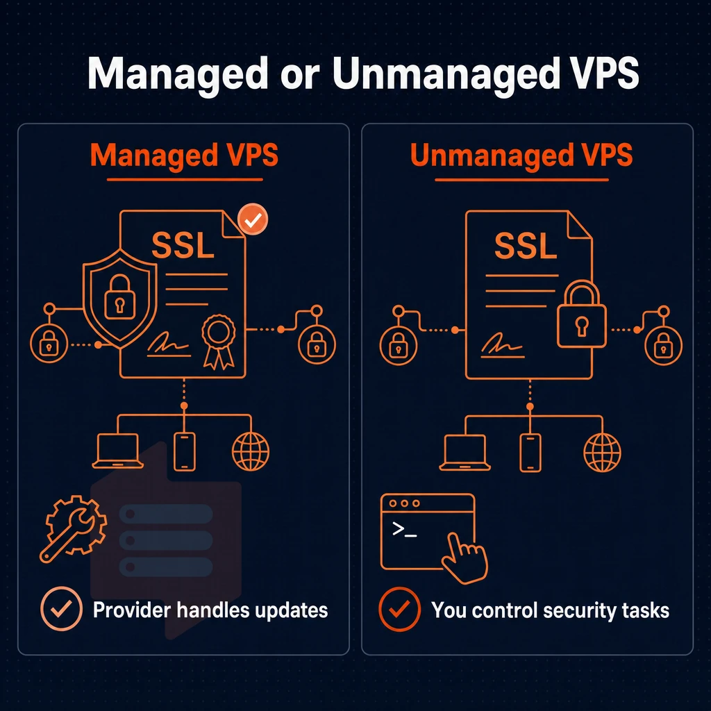 SSL certificate and encrypted connection lines