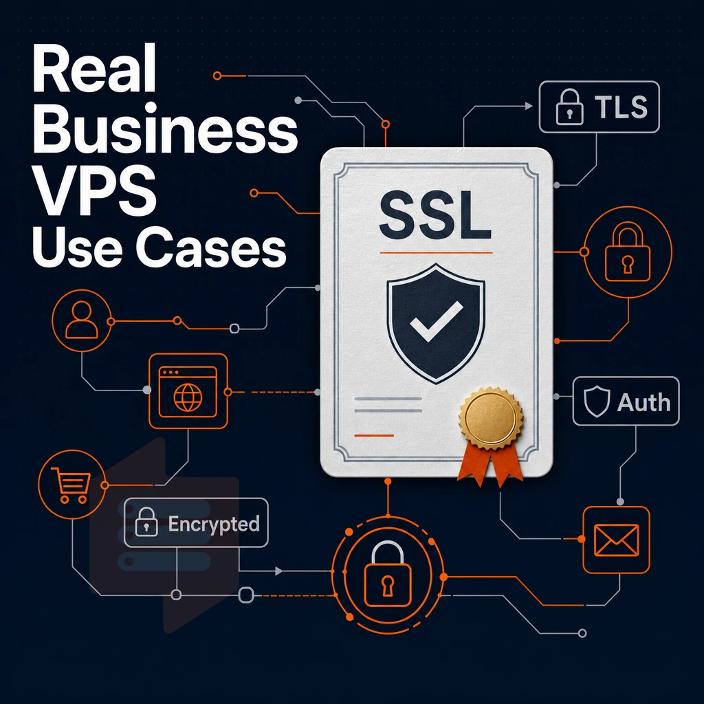 SSL certificate and encrypted connection lines