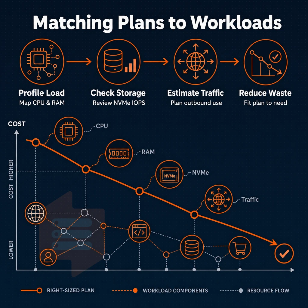 cost reduction chart with network icons