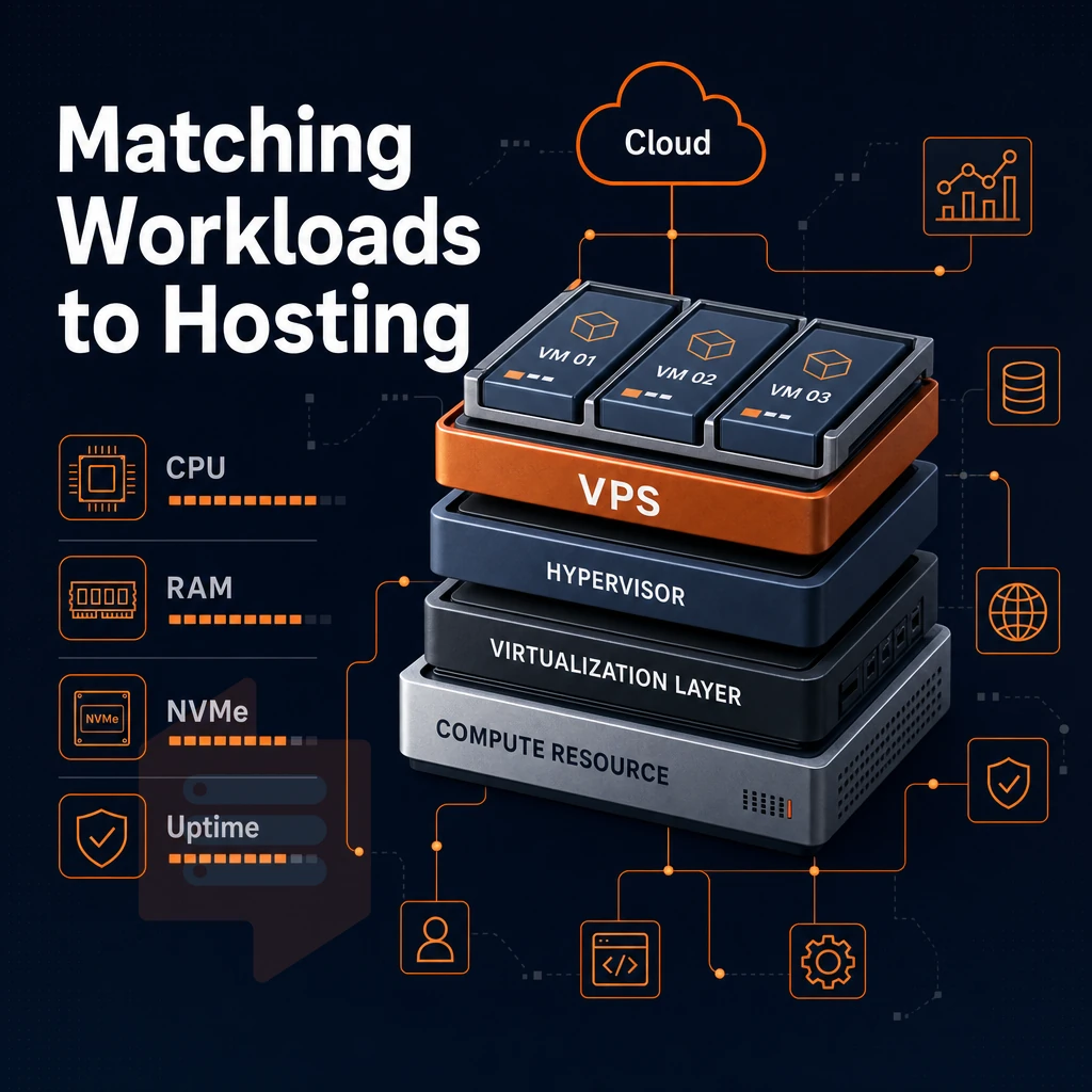 virtual machine stack with cloud connection lines