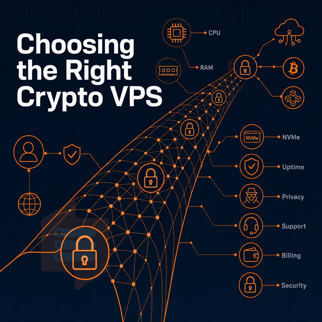 encrypted tunnel diagram with padlock nodes