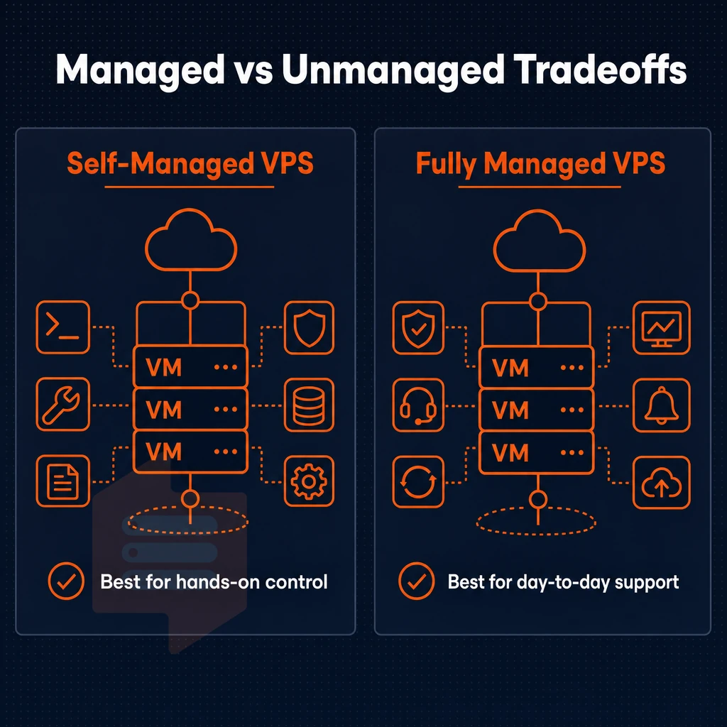 virtual machine stack with cloud connection lines