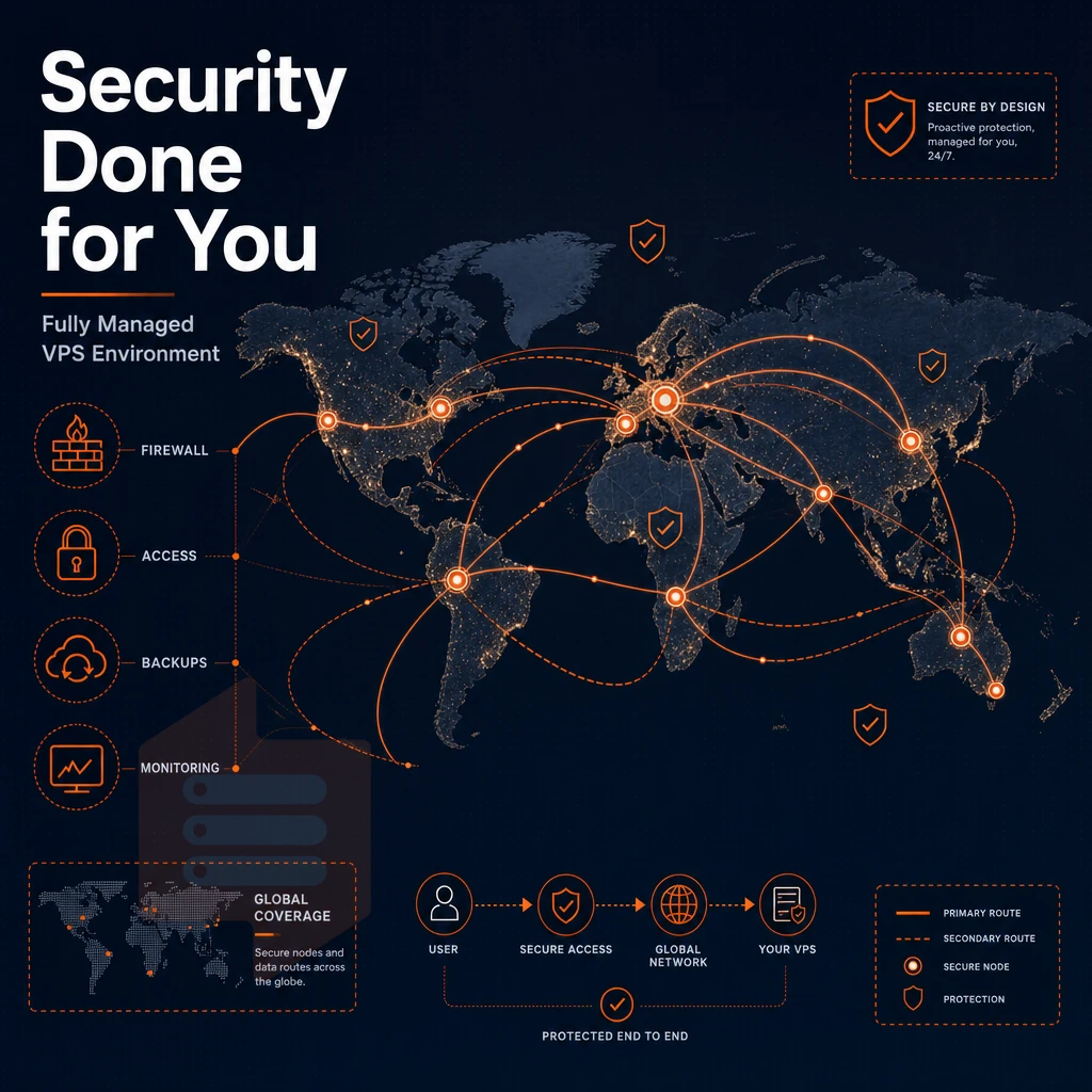 global network map with data flow routes