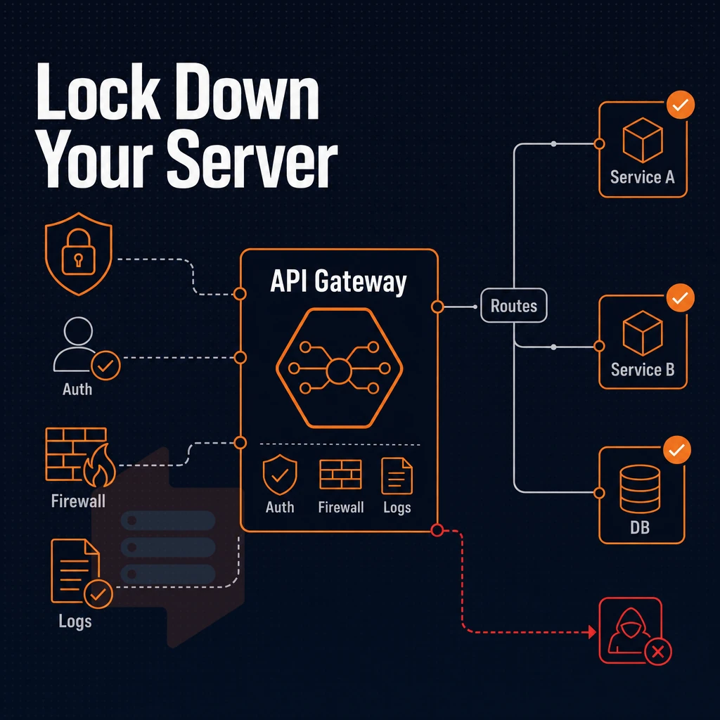 API gateway routing diagram