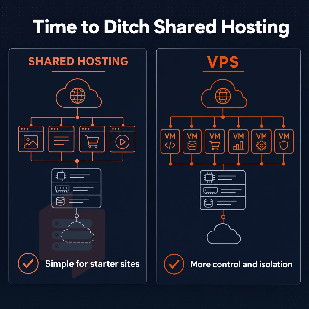 virtual machine stack with cloud connection lines