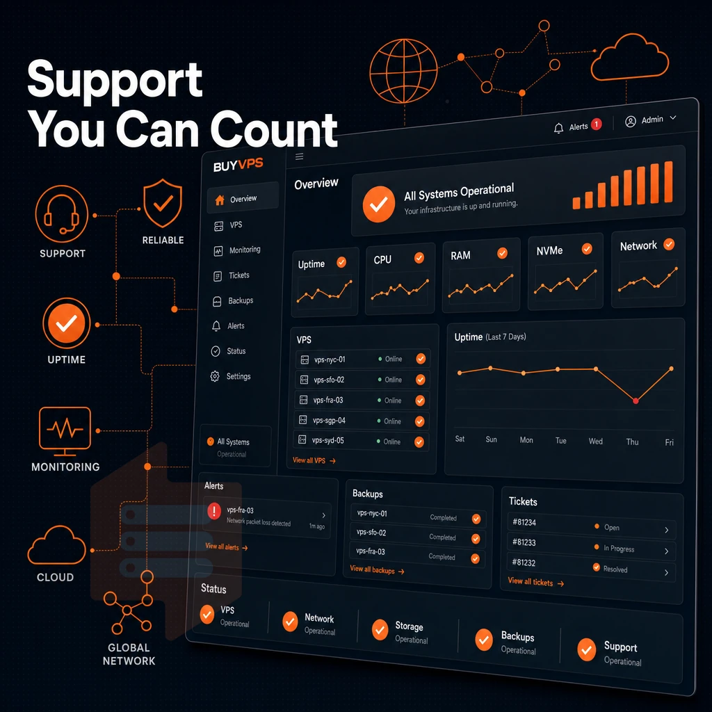 server uptime dashboard