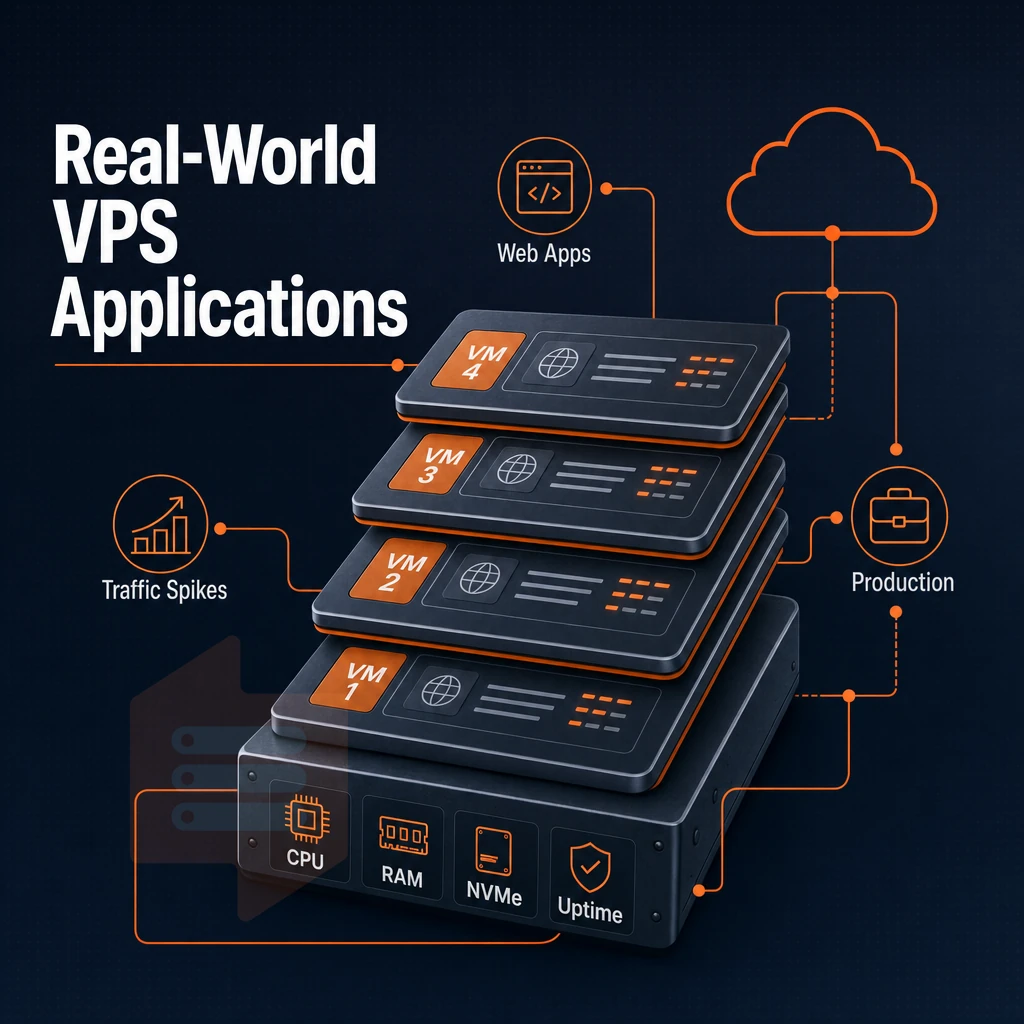 virtual machine stack with cloud connection lines