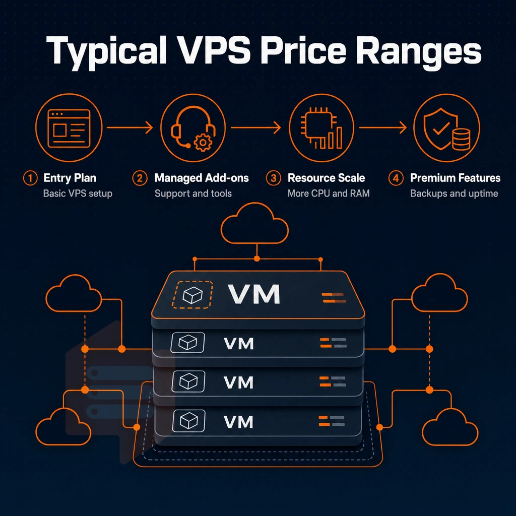 virtual machine stack with cloud connection lines