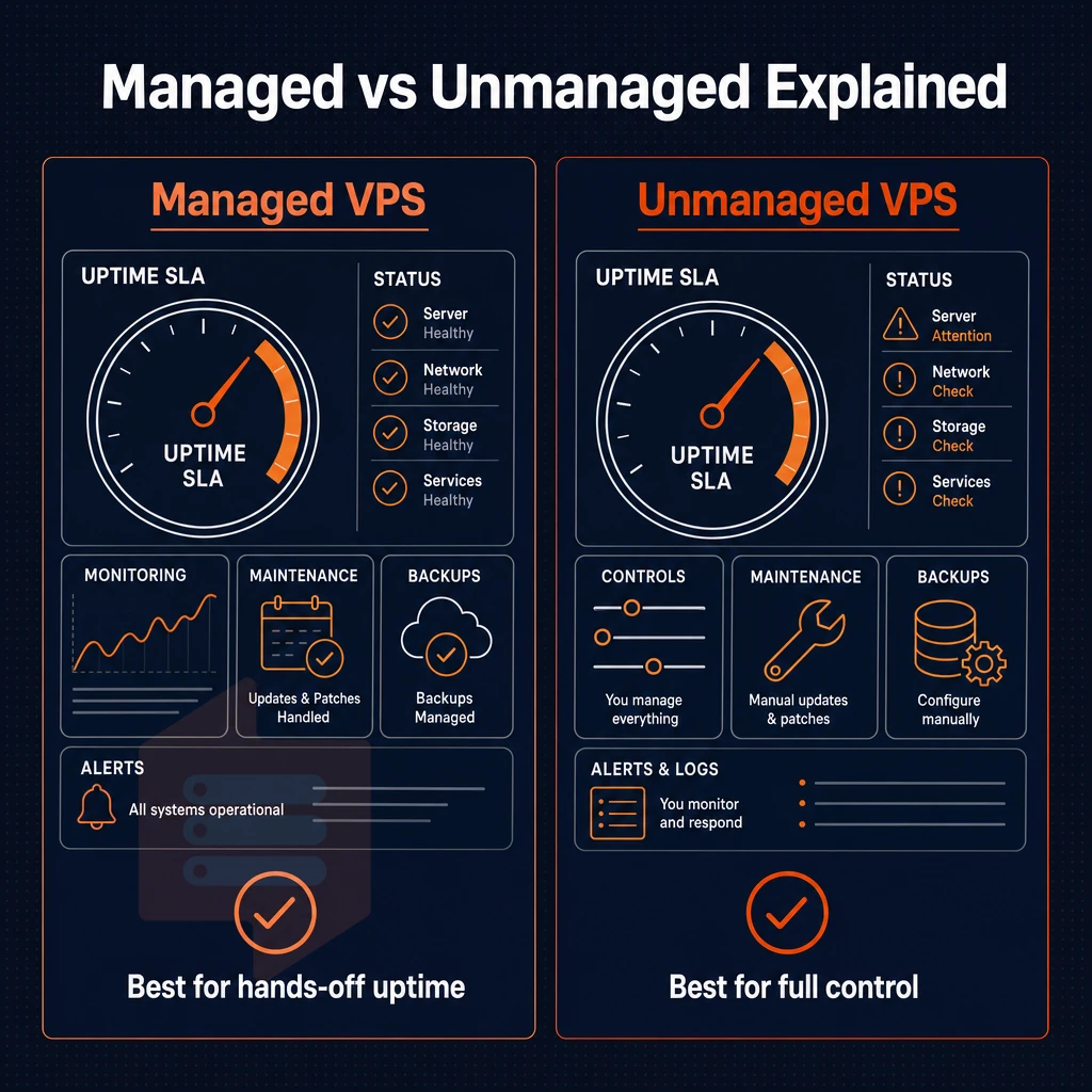 uptime SLA gauge and status dashboard