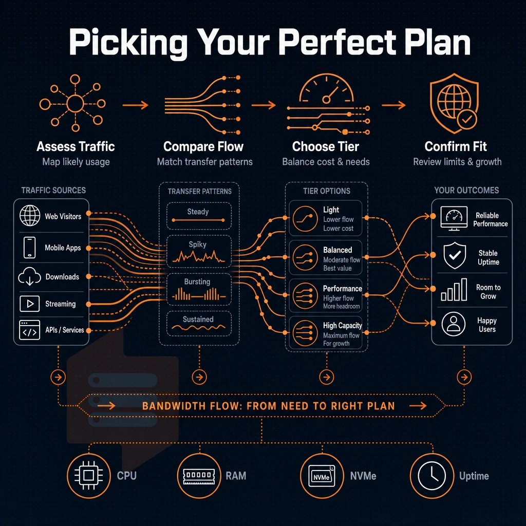 bandwidth flow visualization