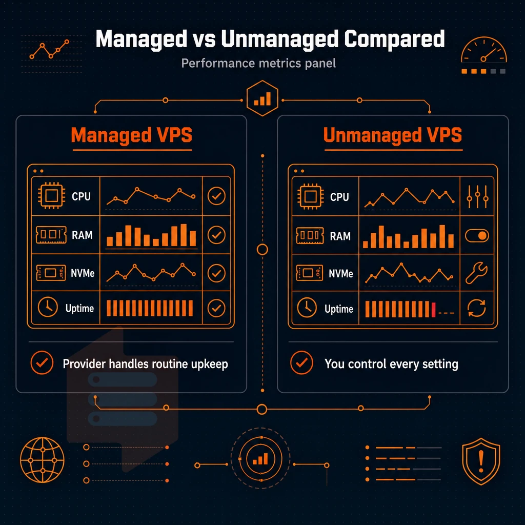 performance metrics panel