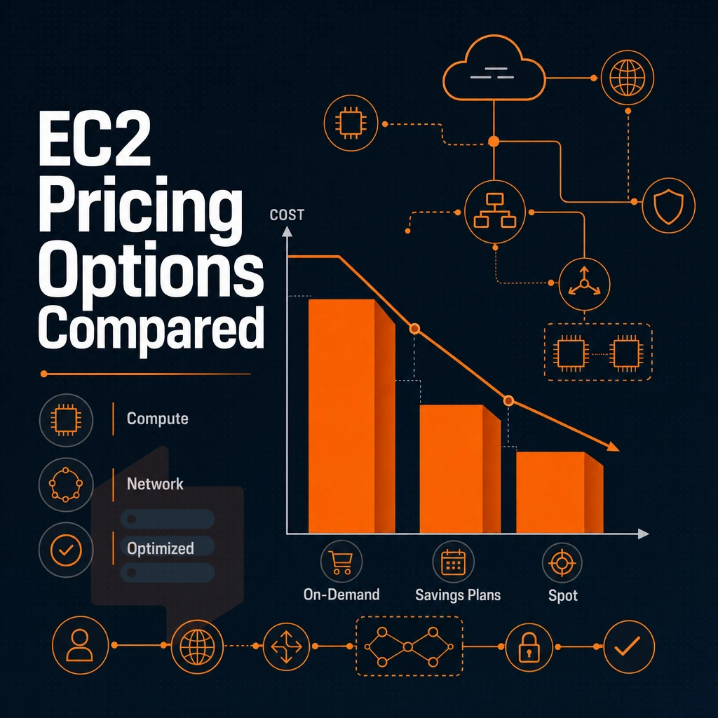 cost reduction chart with network icons