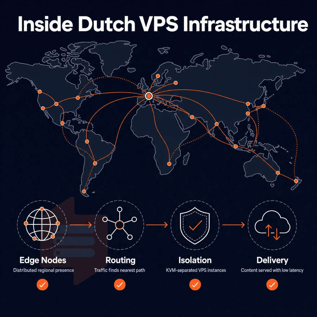 CDN global network map