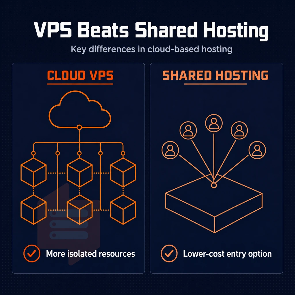 virtual machine stack with cloud connection lines