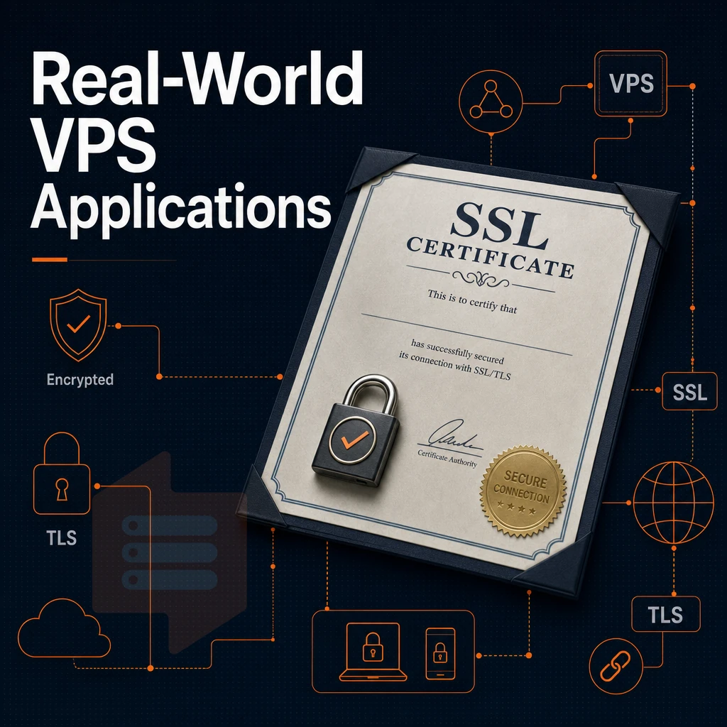 SSL certificate and encrypted connection lines