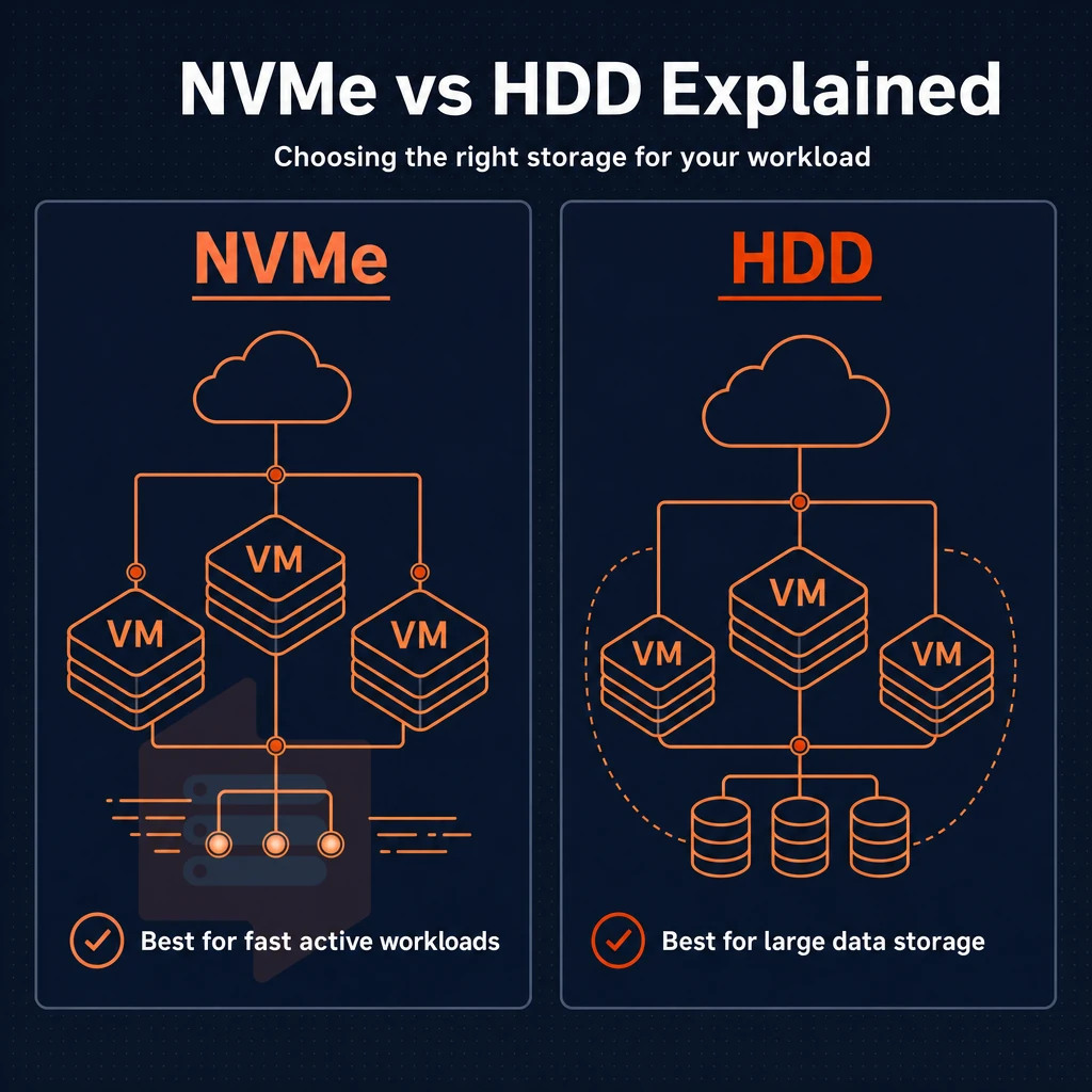 virtual machine stack with cloud connection lines
