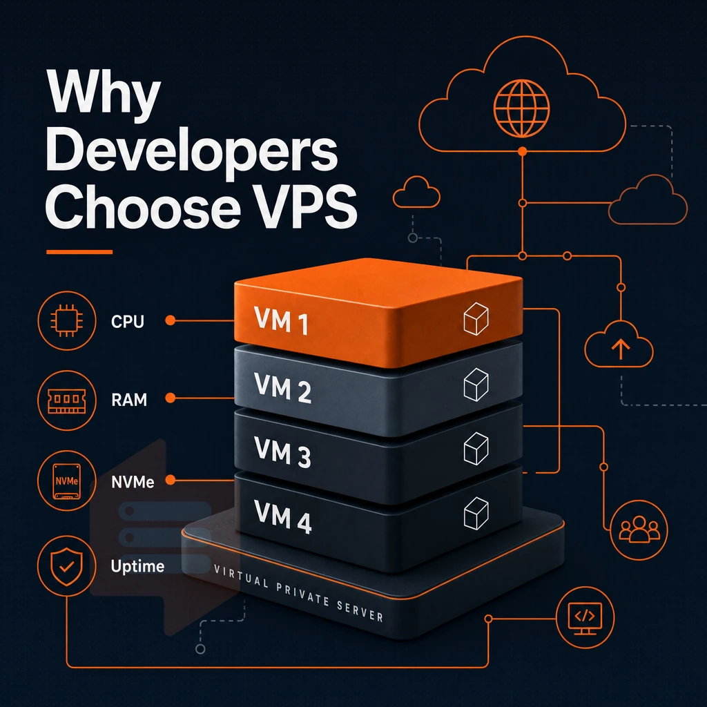 virtual machine stack with cloud connection lines