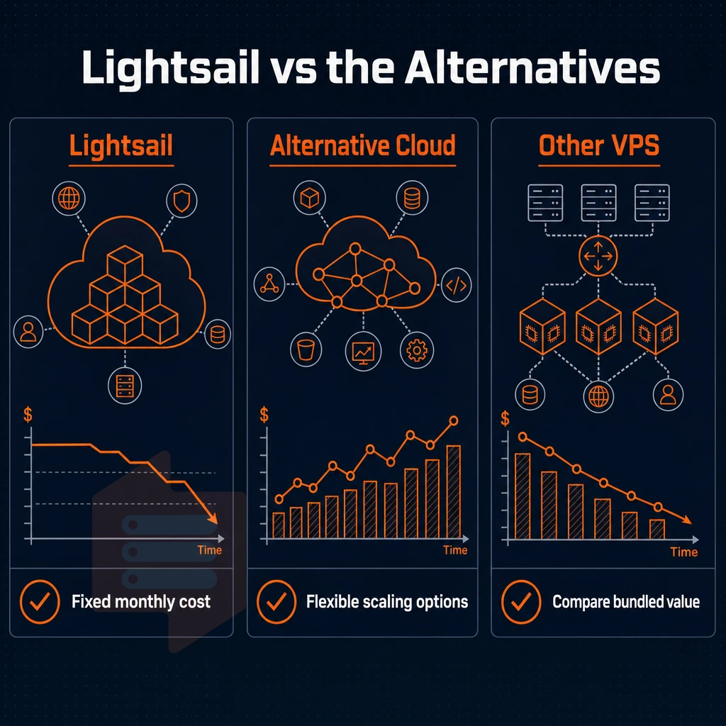 cost reduction chart with network icons