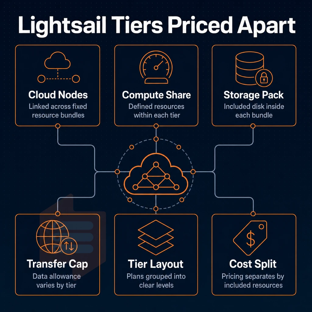 cloud nodes with connection lines