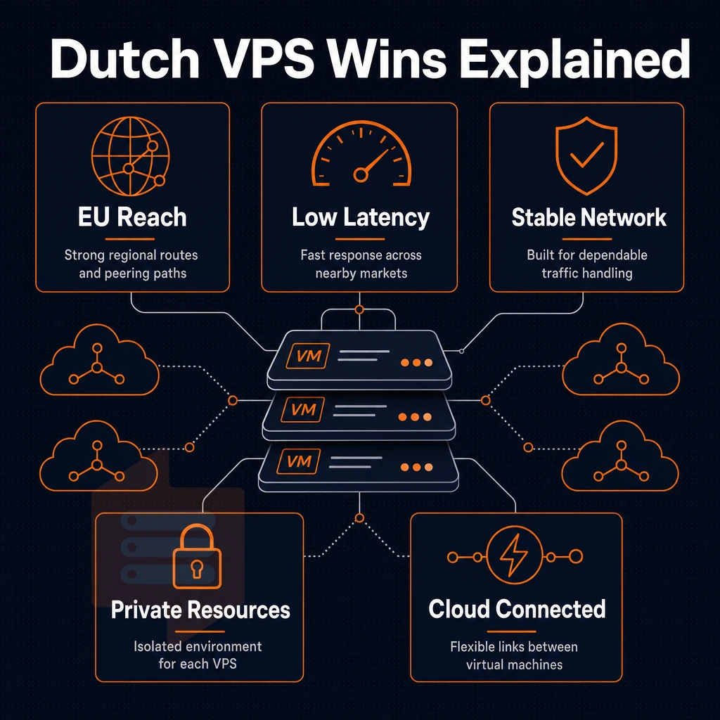 virtual machine stack with cloud connection lines