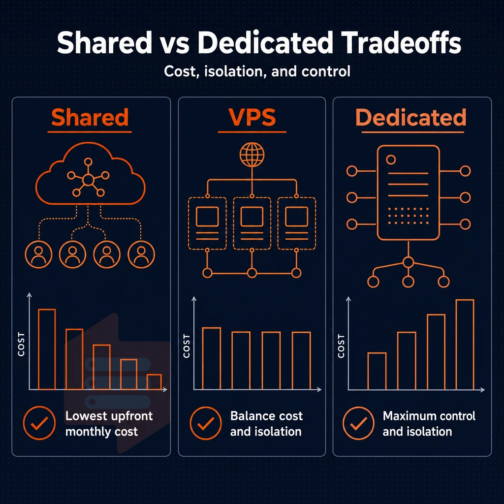 cost reduction chart with network icons