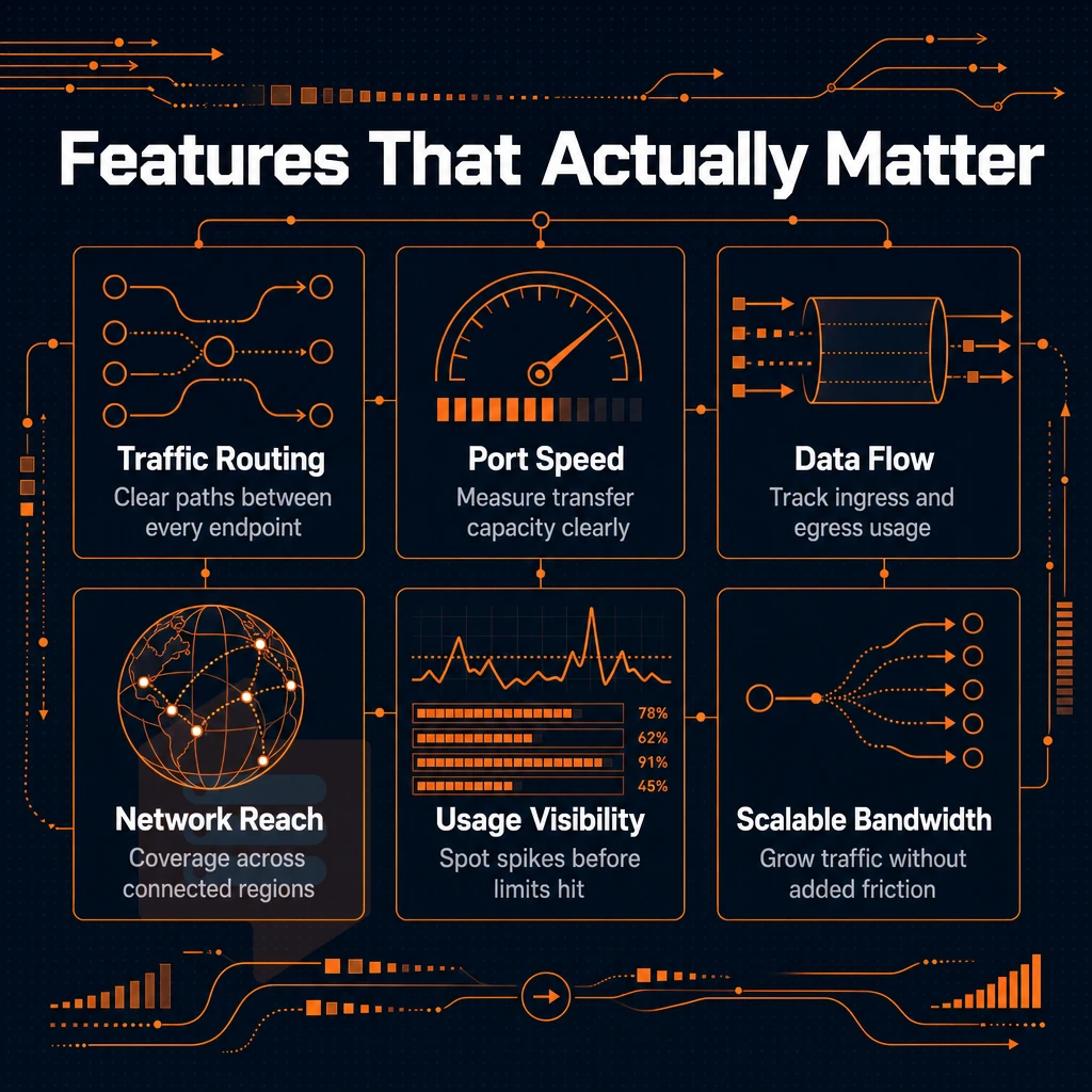 bandwidth flow visualization