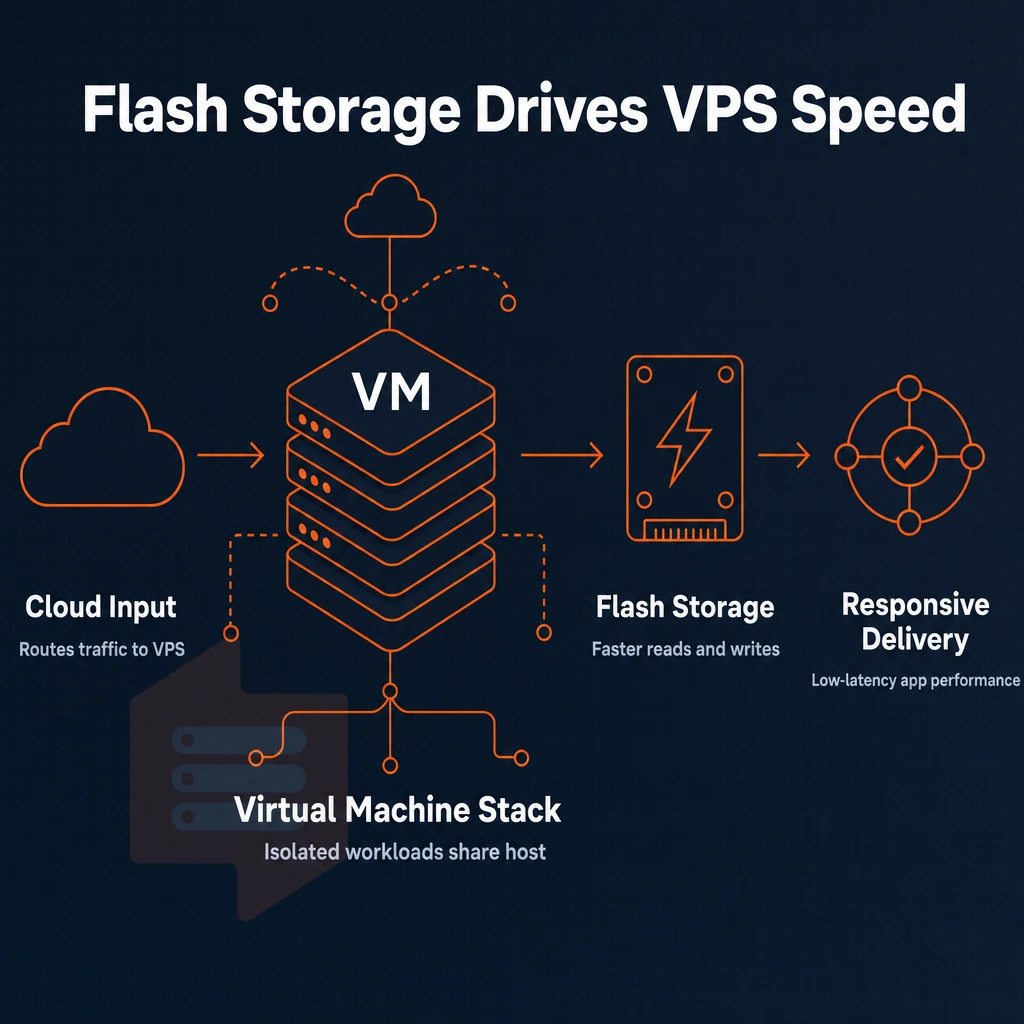 virtual machine stack with cloud connection lines