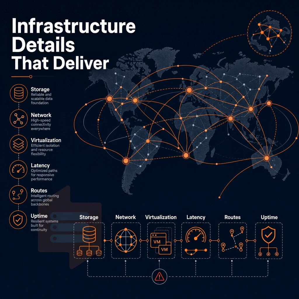 global network map with data flow routes