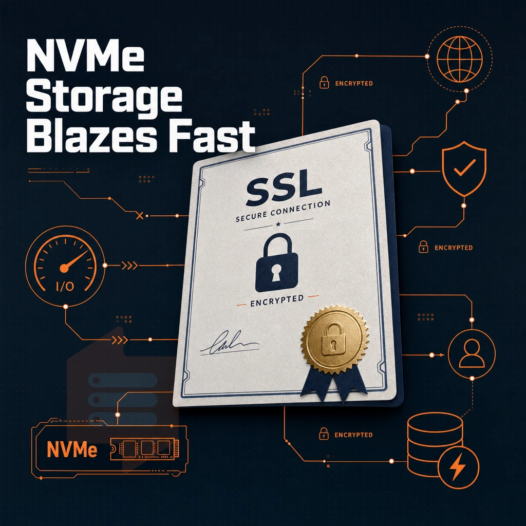 SSL certificate and encrypted connection lines
