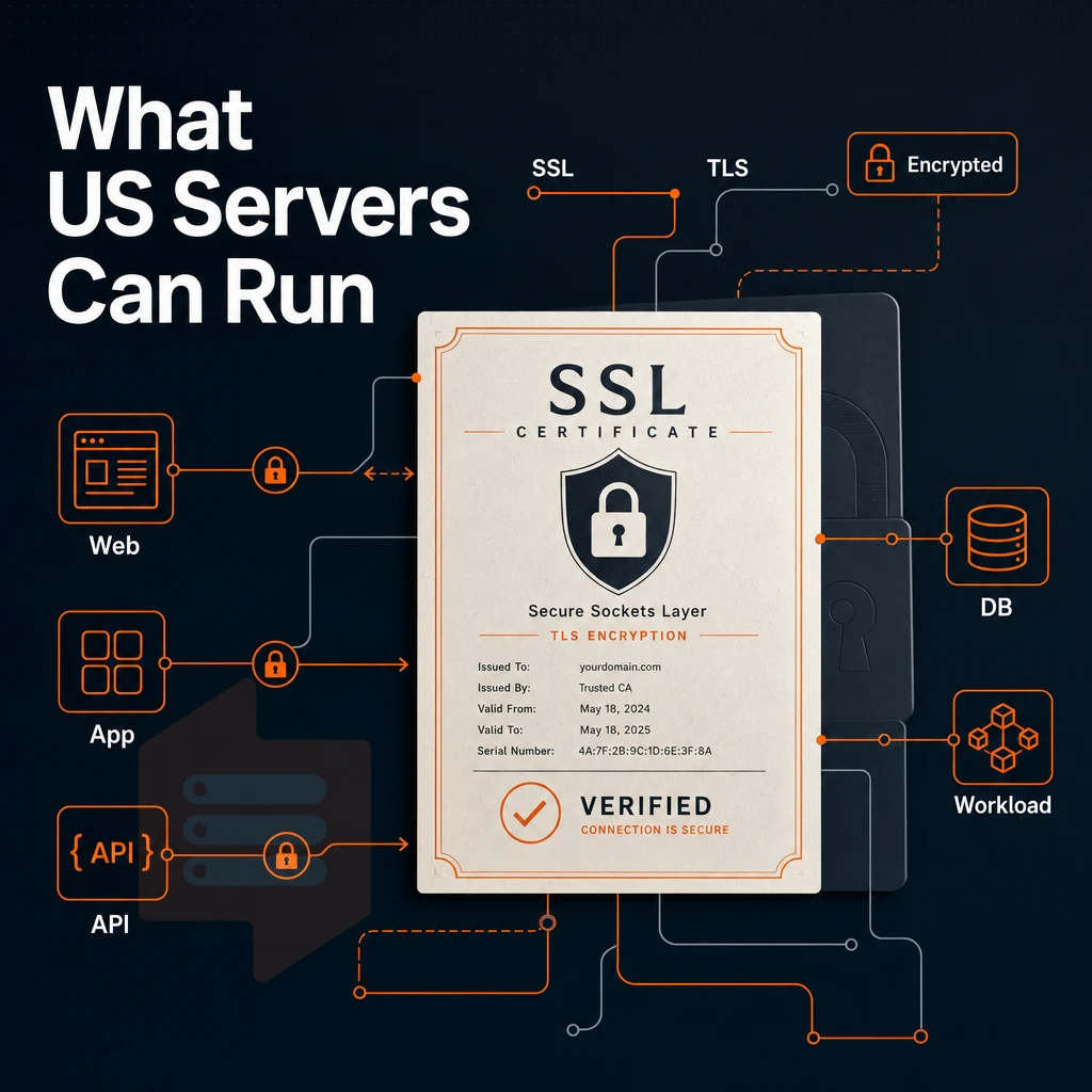SSL certificate and encrypted connection lines